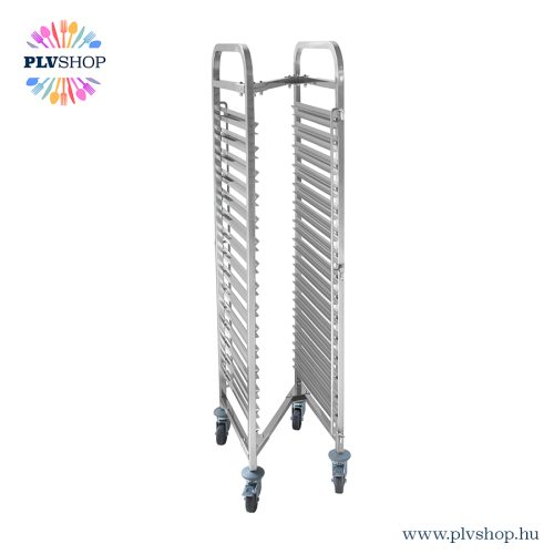 plvshop.hu - Regálkocsi 15 x GN 1/1 összecsukható Hendi 810606