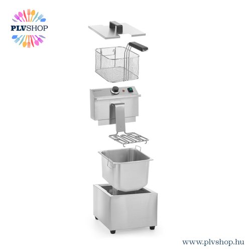 plvshop.hu - Fritőz 8 liter leengedő csappal Mastercook Hendi 209202