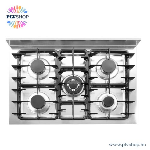 plvshop.hu - Gáztűzhely 5 égős elektromos sütővel Hendi 225707