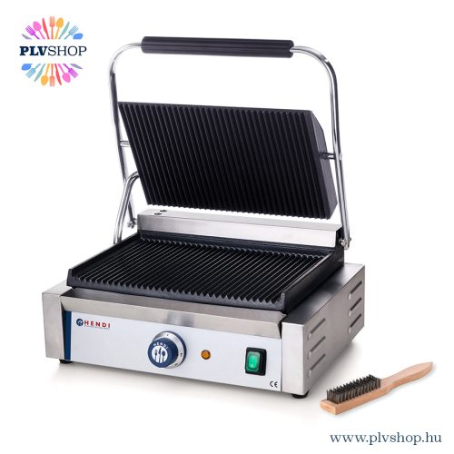 plvshop.hu - Kontakt grill Panini Alul/felül bordázott Hendi 263655