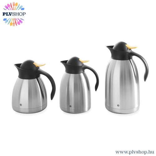 plvshop.hu - Termosz kancsó fekete/sárga 1 liter Hendi 446522