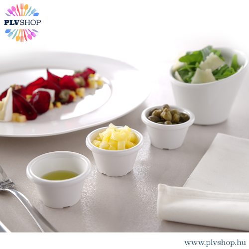 plvshop.hu - Tálka csontfehér 45 ml Polietilén 12 darab Hendi 565612