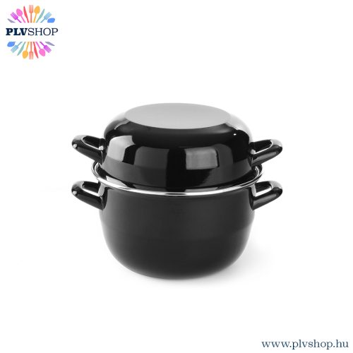 plvshop.hu - Kagylófőző edény zománcozott 3 liter Hendi 625057