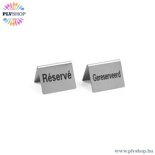 plvshop.hu - Asztali tabla Gereserveerd / Réservé Hendi 663691