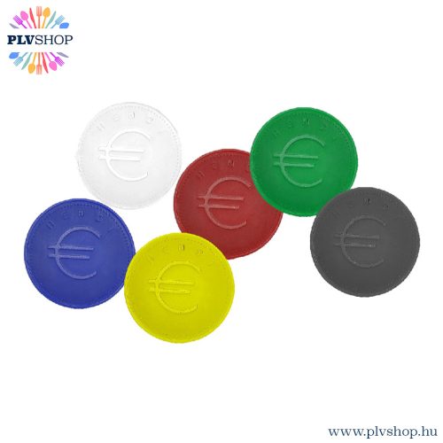 plvshop.hu - Műanyag érme 100 db különböző színekben Hendi 665121