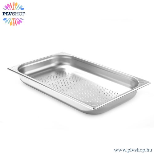 plvshop.hu - GN edény perforált 1/1 65mm rozsdamentes Kitchen Line Hendi 807125