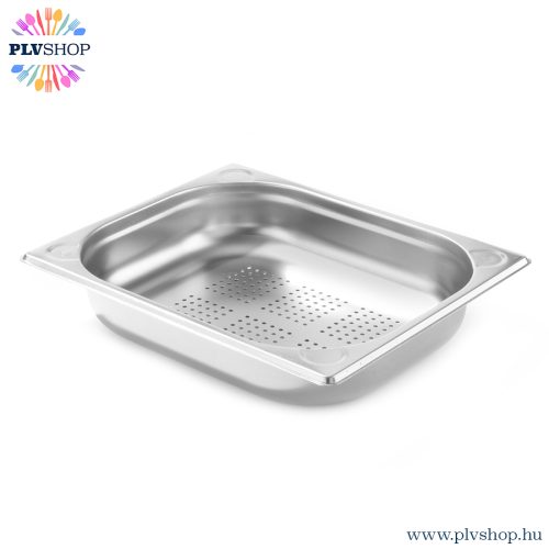 plvshop.hu - GN edény perforált 1/2 65mm rozsdamentes Kitchen Line Hendi 807323