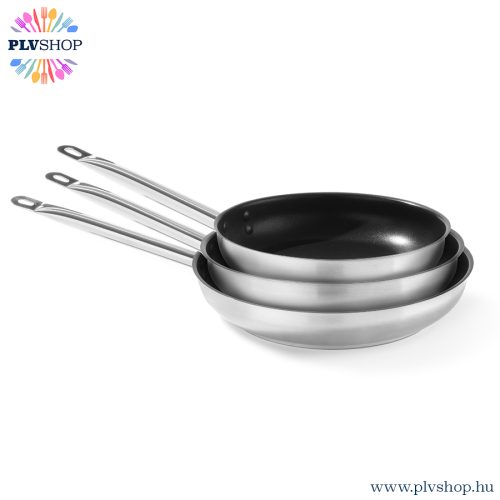 plvshop.hu - Serpenyő rozsdamentes 240mm Profi Line Hendi 835401