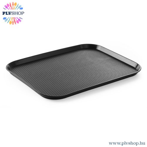 plvshop.hu - Tálca gyorséttermi fekete 305x415mm Hendi 87958