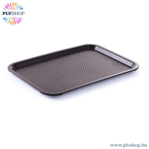 plvshop.hu - Tálca gyorséttermi barna 350x450mm Hendi 878842