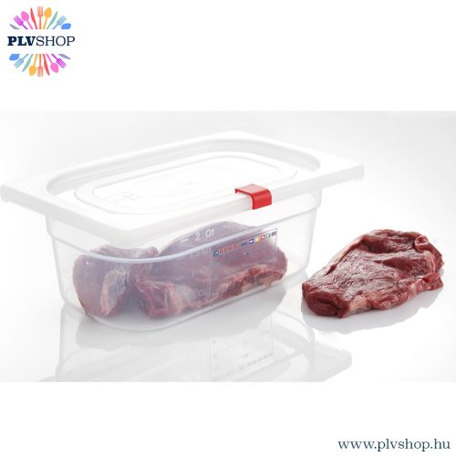 plvshop.hu - Színkód klipsz Piros HACCP GN edényekhez 12 darab Hendi 880661